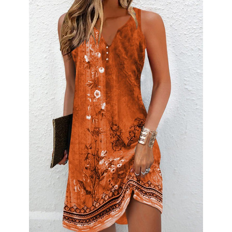 【S-3XL-2024】Vesta fierbinte pentru femei Vest rochie de moda Slim imprimare Skinny fusta lungă