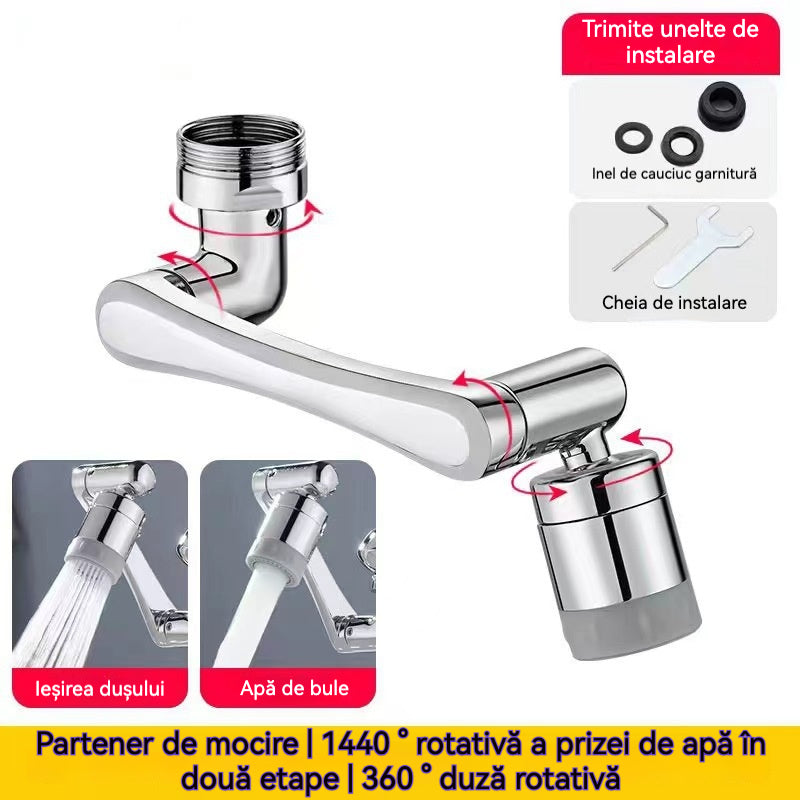 Braț robotizat pentru robinete, extensie universală rotativă la 1080°