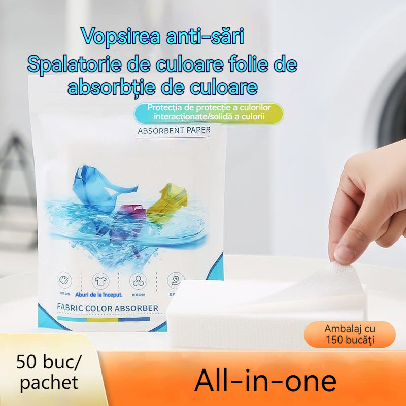 Tablete anticolor pentru rufe, tablete de absorbție a culorii pentru haine