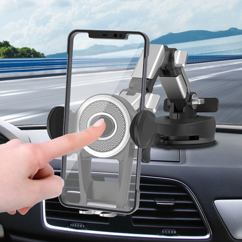 【2024】Suport telefon mobil auto multifuncțional de navigație auto ventuză parbriz consola centrală