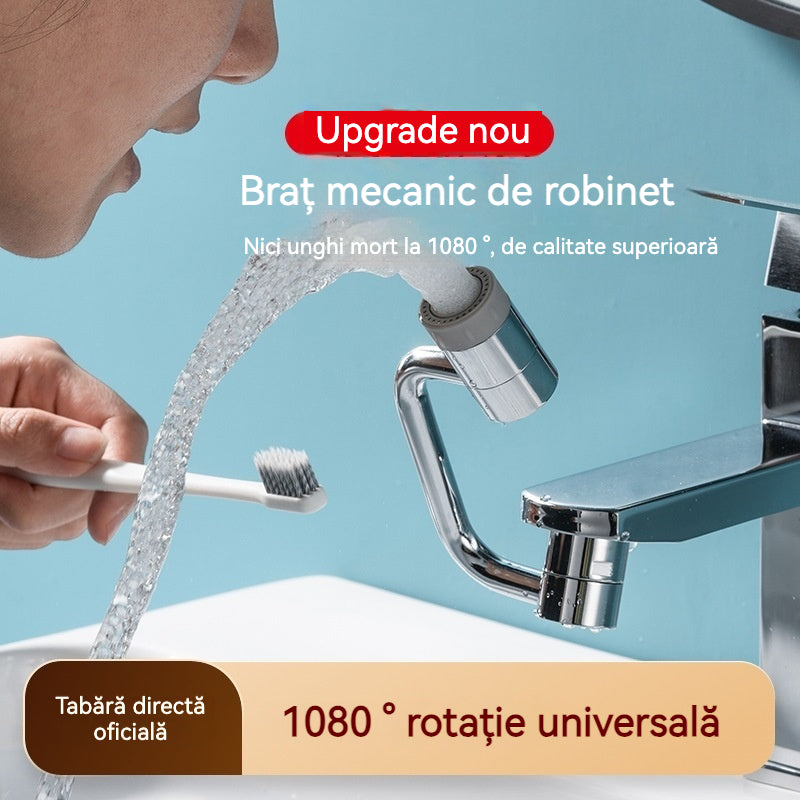 Braț robotizat pentru robinete, extensie universală rotativă la 1080°