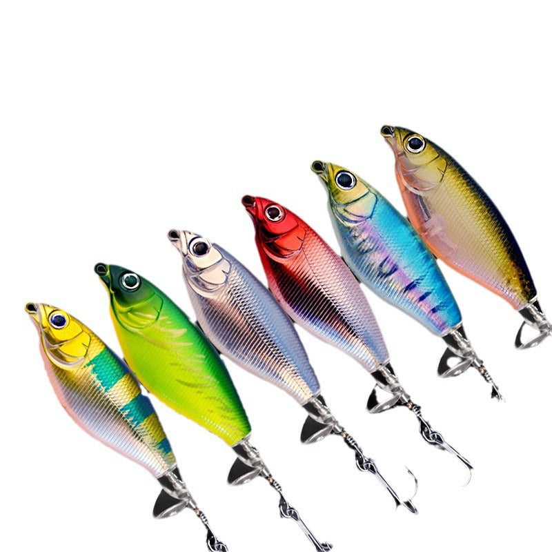 【2024】Pește fals plutitor de suprafață cu lansare lungă. Apă dulce Dual Purpose VIB False Fishing Lure elice