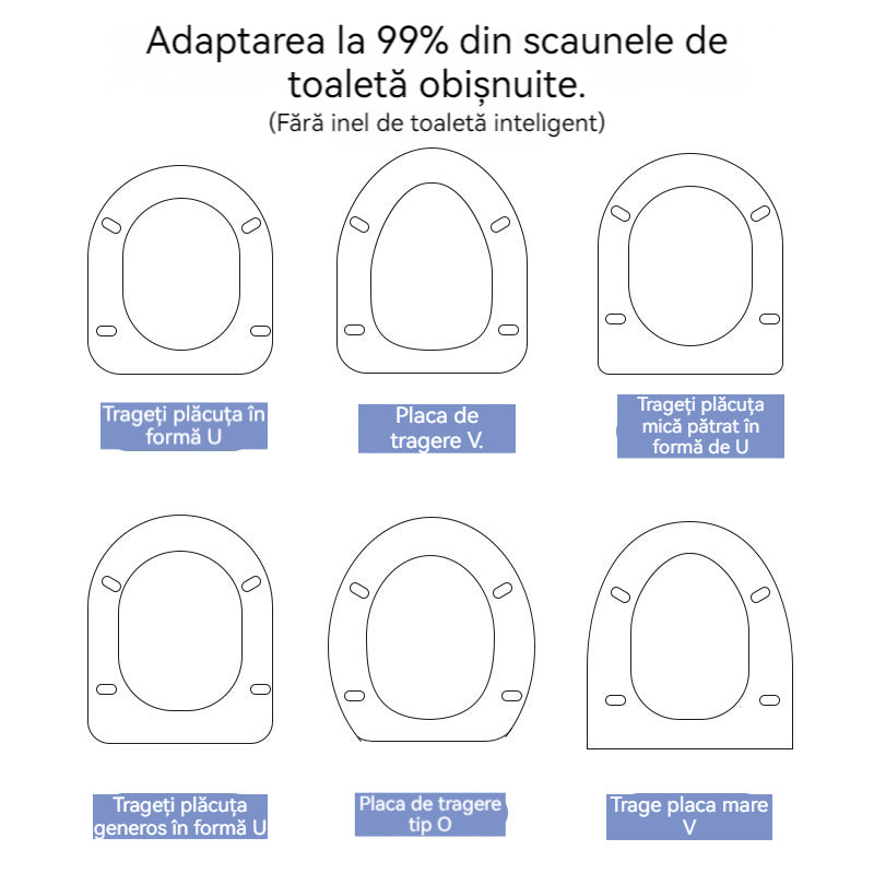 Ridicator de capac de toaletă cu pedală, fără îndoire, fără mâini murdare Ridicator de capac de toaletă