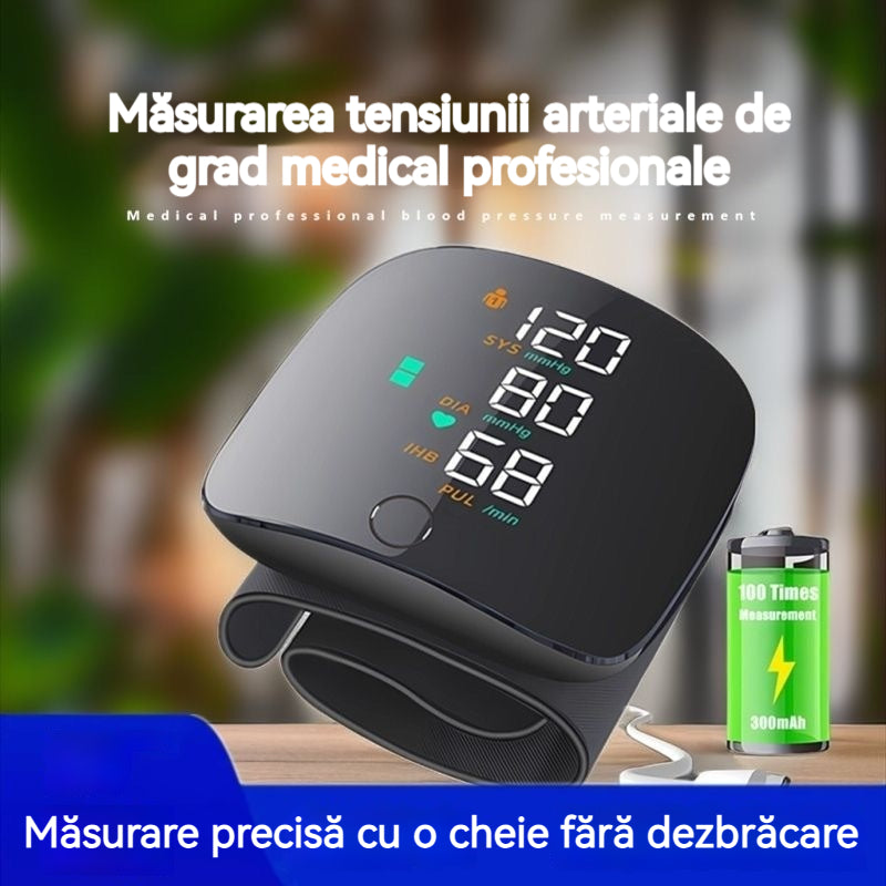 【2024】Tensiometru electronic pentru acasă,Anunț vocal complet automat, model reîncărcabil