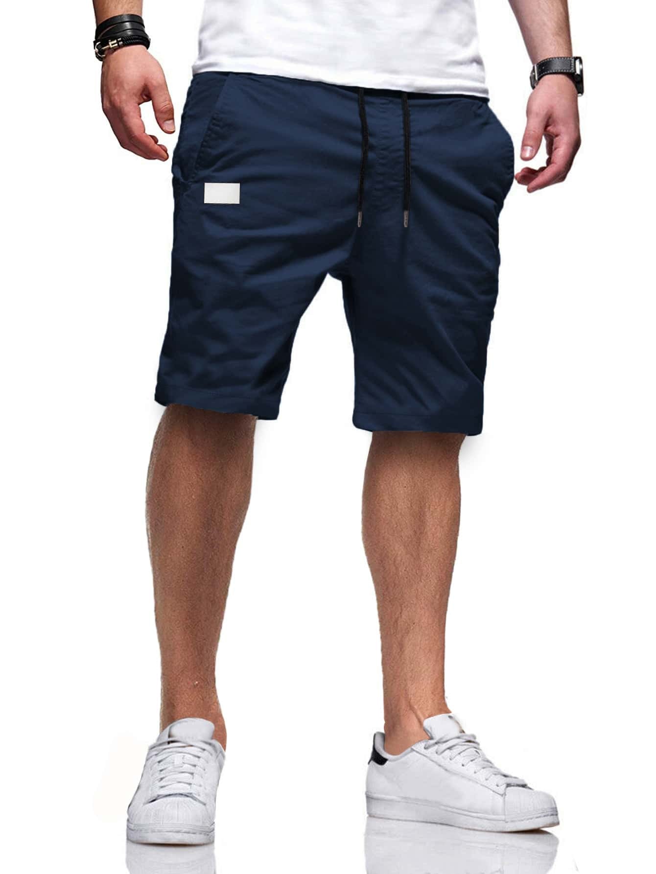 【2024-S-3XL】Bărbați de vară Sport Casual Plus Dimensiune Shorts Woven Beach Shorts