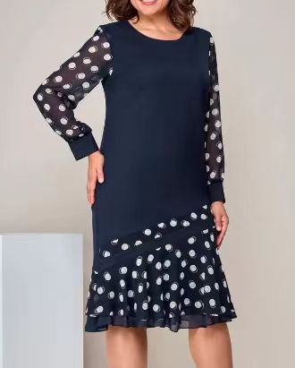 【S-5XL-2024】Rochie nouă de vară cu buline