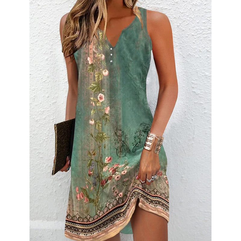 【S-3XL-2024】Vesta fierbinte pentru femei Vest rochie de moda Slim imprimare Skinny fusta lungă