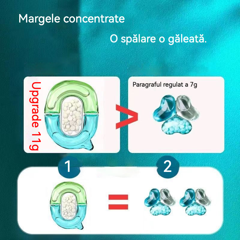 Gel pentru rufe, bile de rufe multi-concentrate pentru îndepărtarea bacteriilor