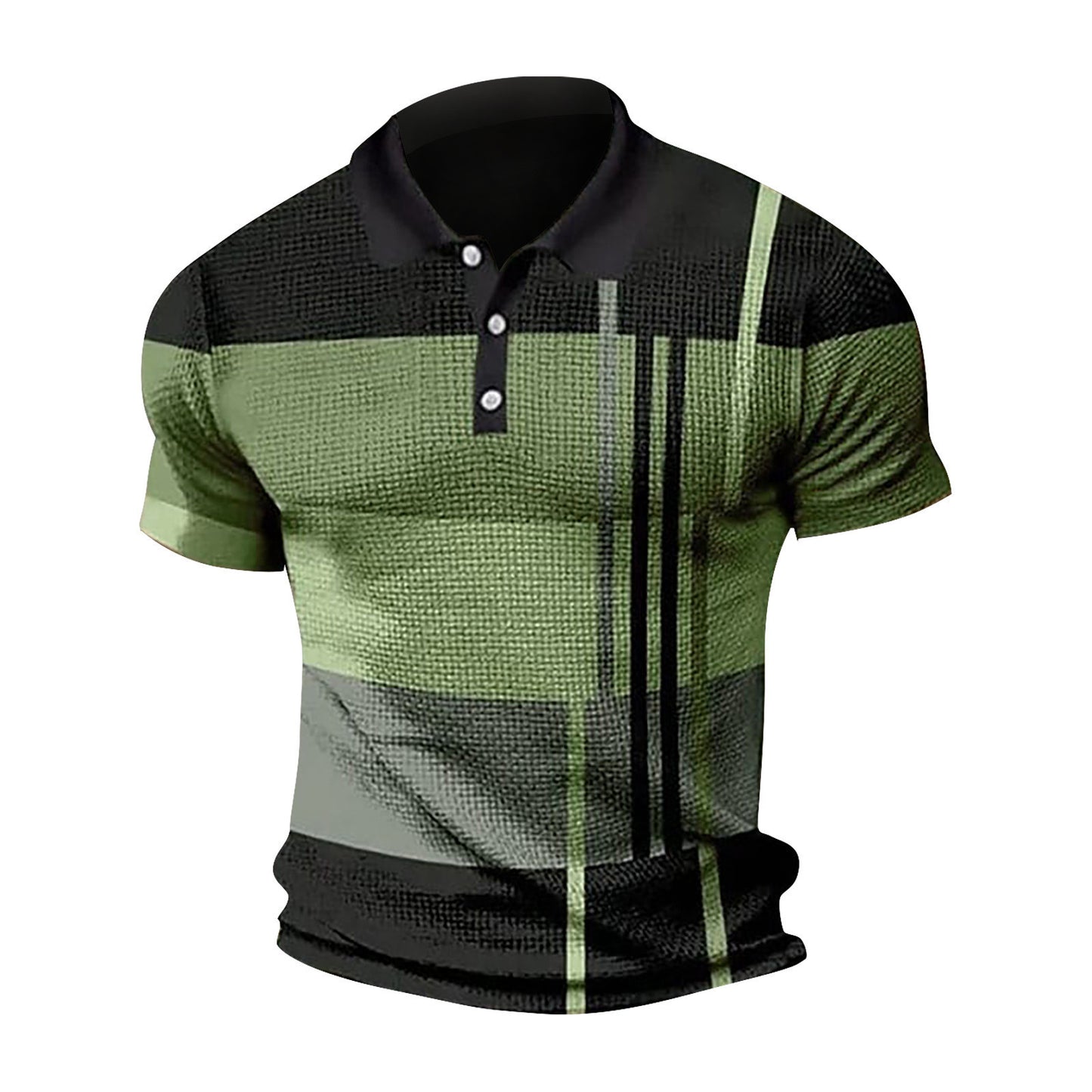 Tricou polo pentru bărbați cu mânecă scurtă de blocare culoare tricou cu fermoar