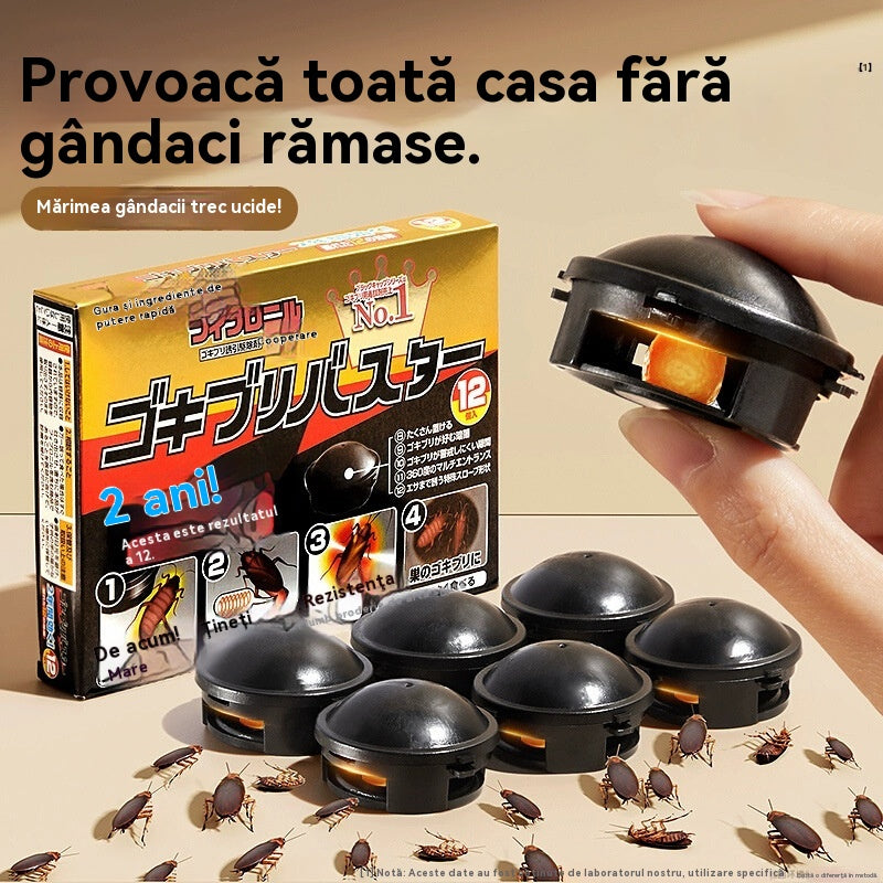 Pastilă pentru gândaci Japan Kokuroya, îndepărtător de gândaci, momeală pentru uciderea gândacilor