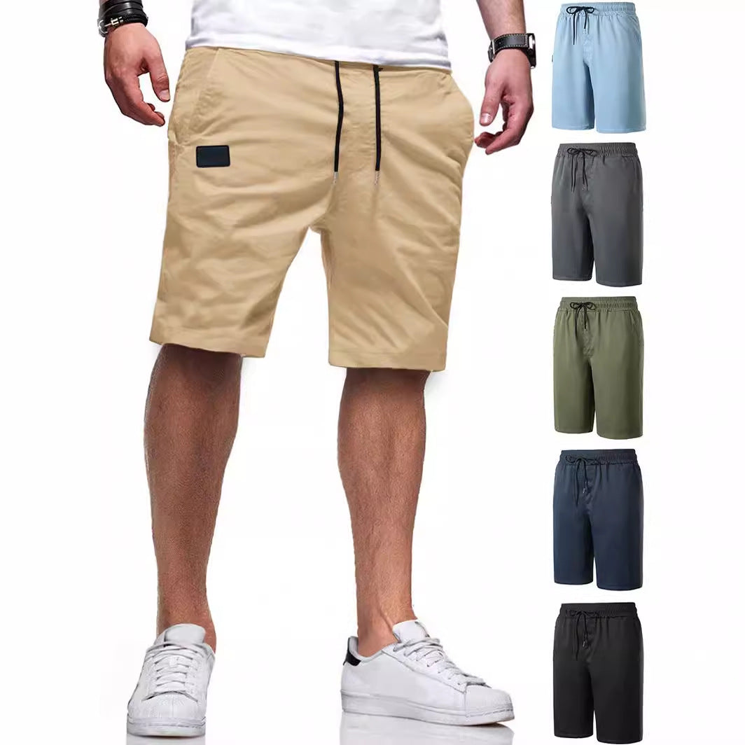 【2024-S-3XL】Bărbați de vară Sport Casual Plus Dimensiune Shorts Woven Beach Shorts
