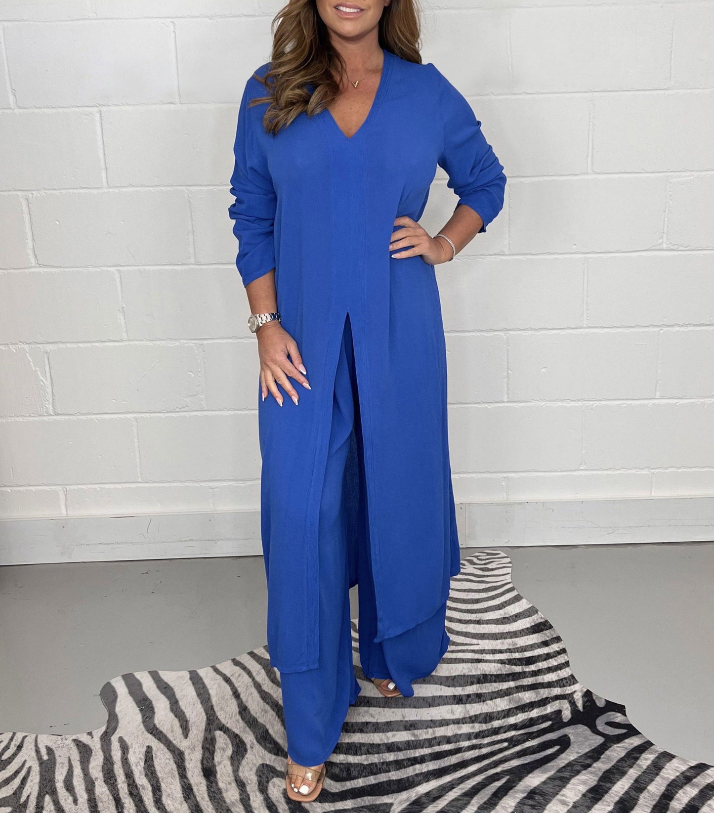 【S-5XL-2024】Set de top și pantaloni lungi New Split
