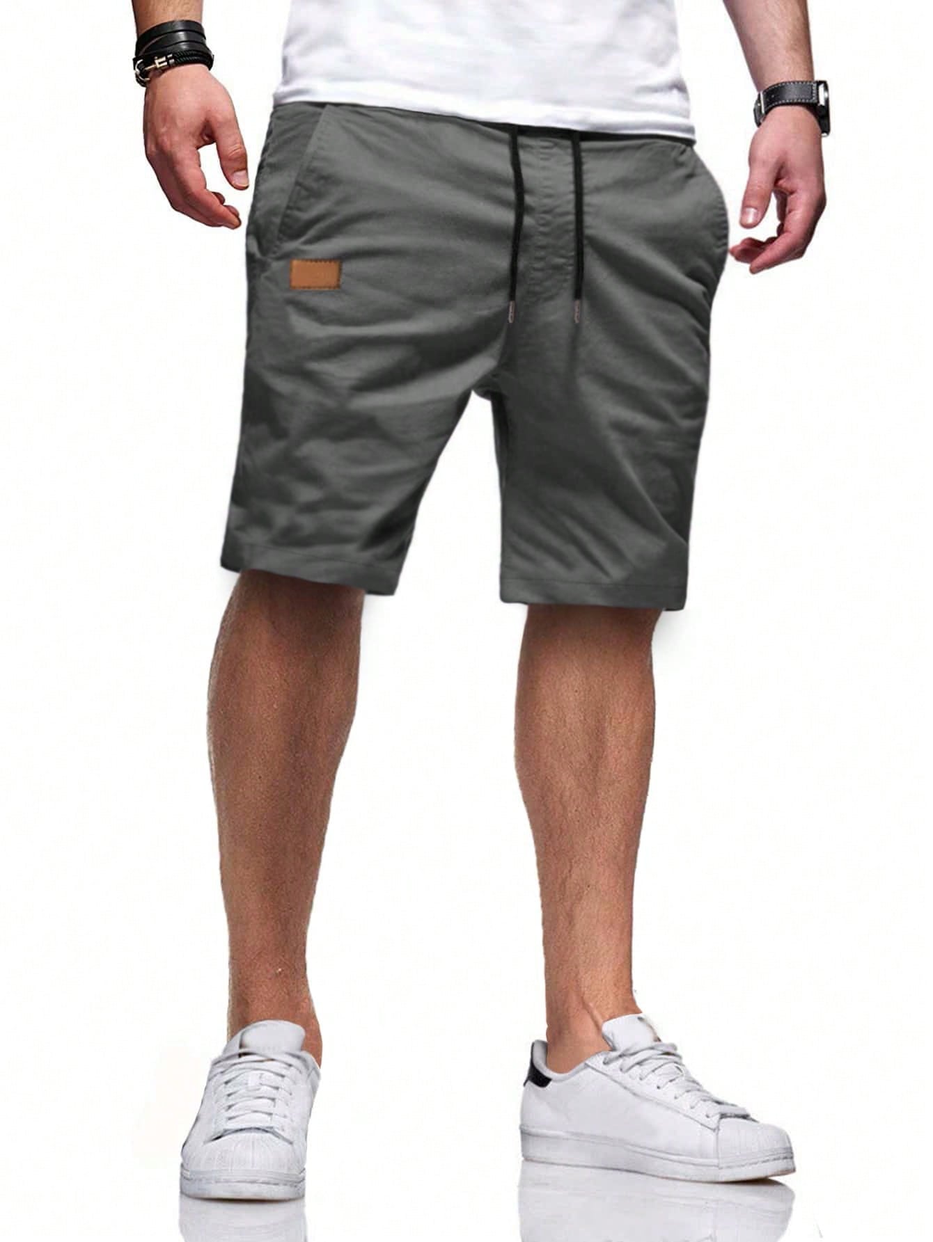 【2024-S-3XL】Bărbați de vară Sport Casual Plus Dimensiune Shorts Woven Beach Shorts