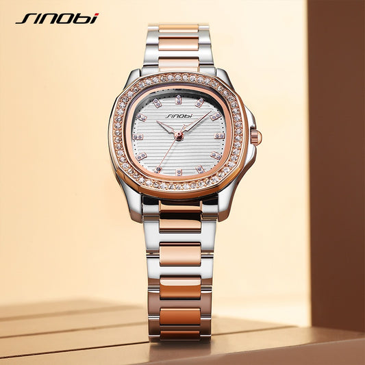 【2024】Waterproof Nautilus Diamonds Quartz Watch Premium, lux, modă, temperament Ceasuri pentru femei